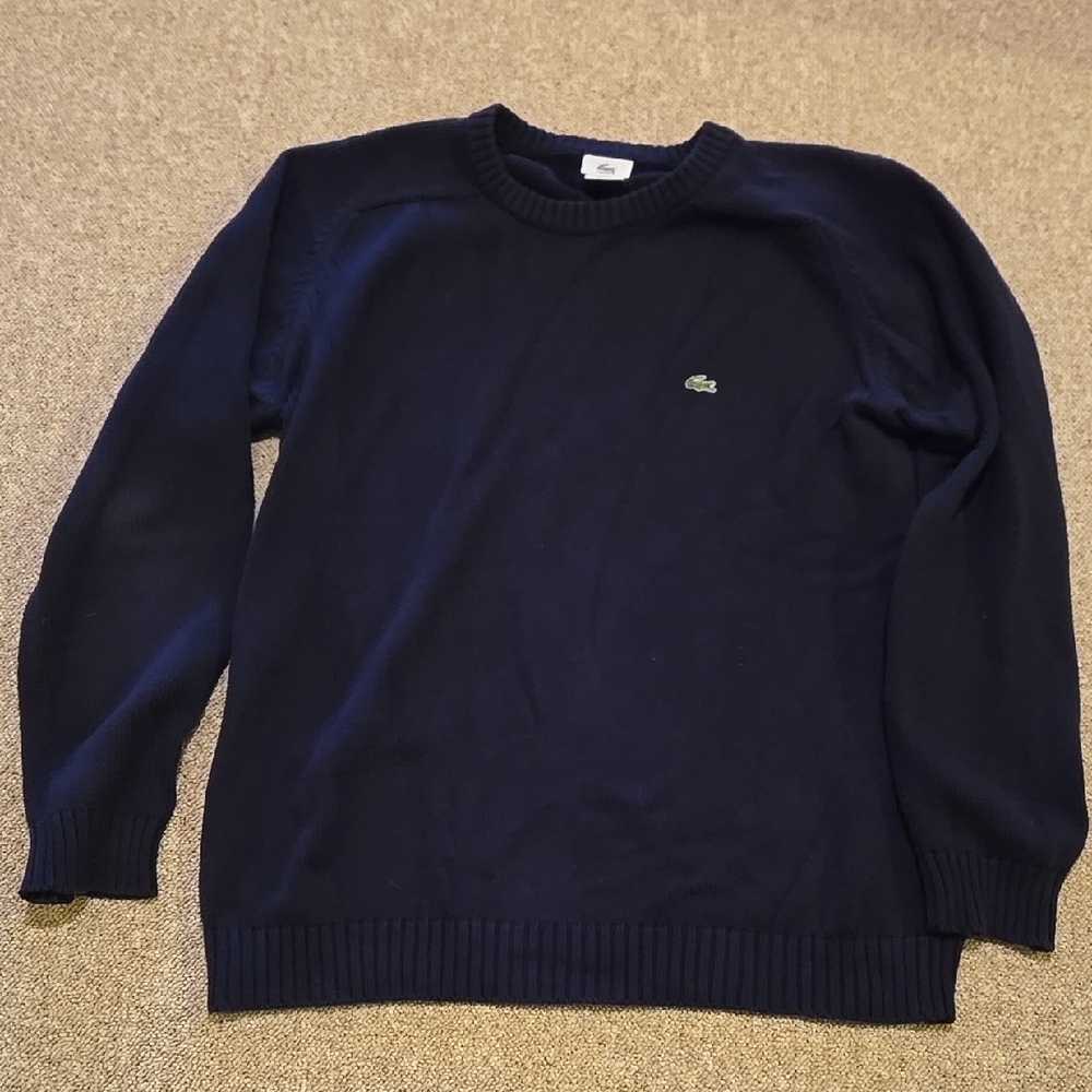 Lacoste Men's Navy SweaterVintage